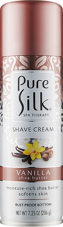 Пена для бритья "Ваниль и Масло ши" - Pure Silk Vanilla Shea Butter Shave Cream