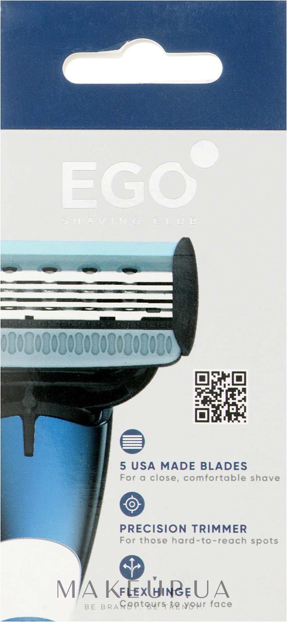 Змінні картриджі для гоління, 2 шт.  - Ego Shaving Club 5-Blade Cartridges — фото 2шт