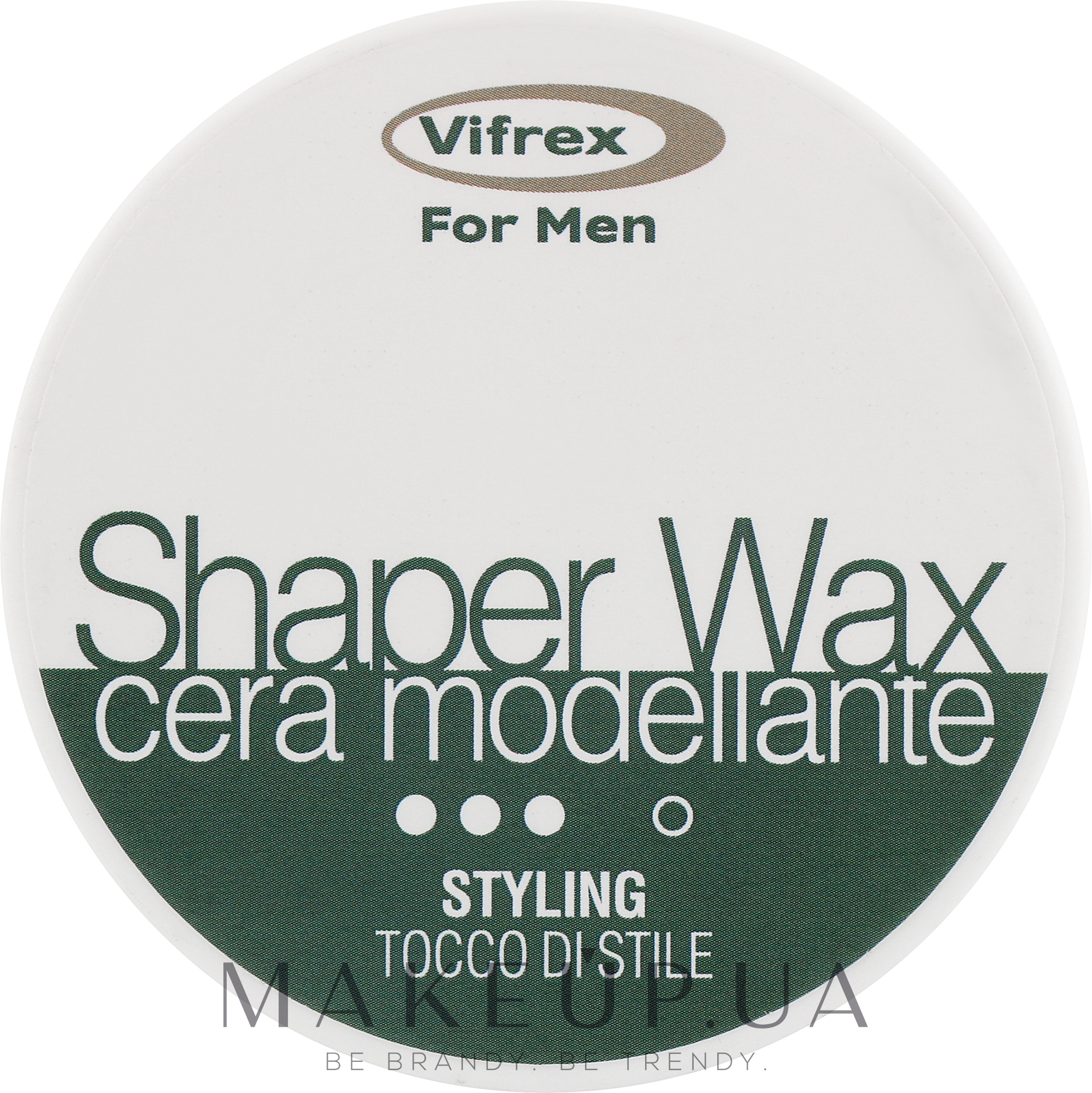 Моделирующий воск для волос сильной фиксации - Punti di Vista Vifrex For Men Shaper Wax — фото 100ml