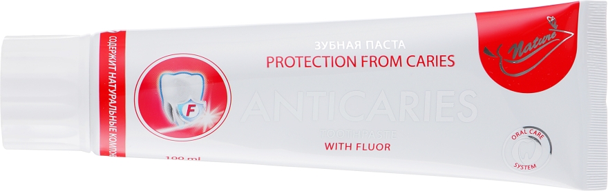 Зубна паста "Антикарієс" - Bioton Cosmetics Anticarres Toothpaste With Fluor — фото N3