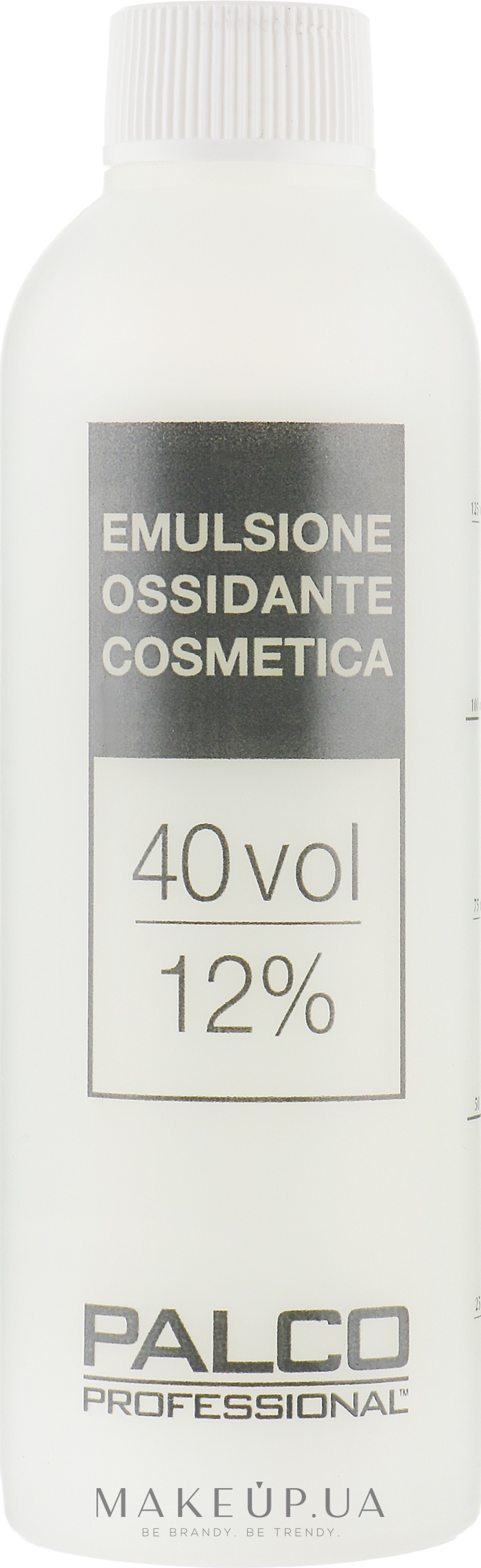 Відбілювальна емульсія, 40 об'ємів, 12% - Palco Professional Emulsione Ossidante Cosmetica — фото 150ml