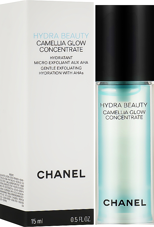 Концентрований зволожувальний пілінг з АНА-кислотами - Chanel Hydra Beauty Camellia Glow Concentrate — фото N2