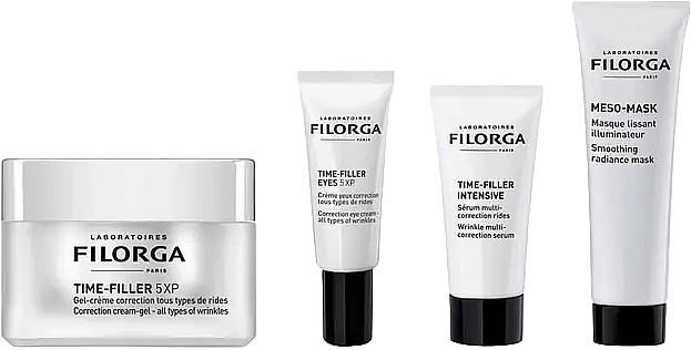 Набор - Filorga Time-Filler Anti-Wrinkle Giftbox (cr/50ml + eye/cont/4ml + ser/50ml + mask/30ml) — фото N2