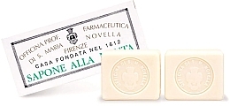 Парфумерія, косметика Набір - Santa Maria Novella Mint Soap Box (soap/2x50g)