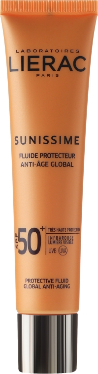 Эмульсия для лица и декольте - Lierac Sunissime Fluide Protecteur Anti-Age SPF50+ — фото N2