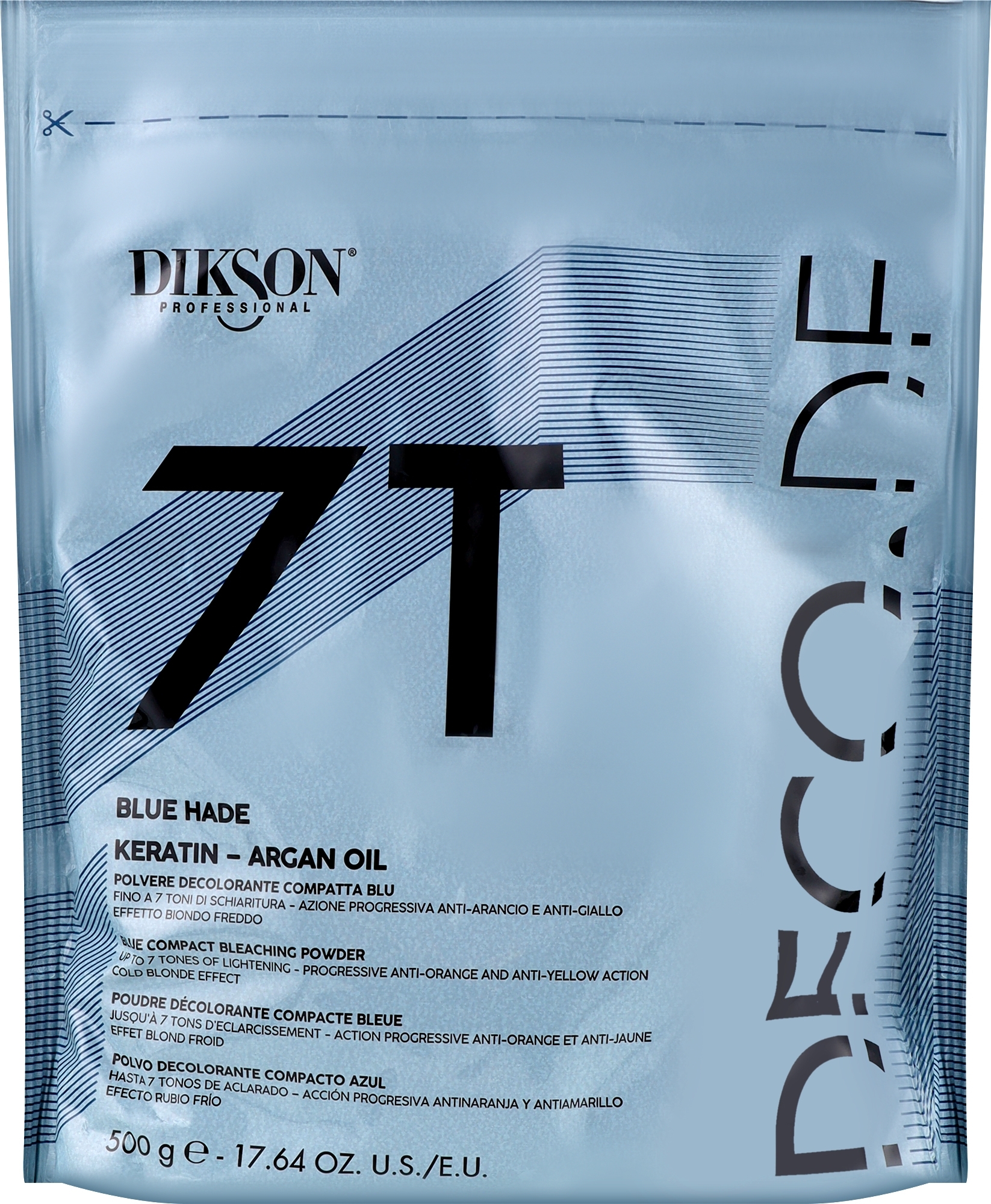 Порошок для волос - Dikson Blu Hade 7T Keratin-Argan Oil — фото 500g