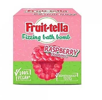 Шипуча бомбочка для ванни "Raspberry" - Nickelodeon Fruit-Tella Fizzing Bath Bomb — фото N1