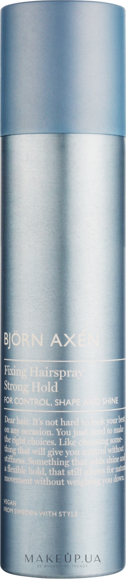 Лак для волос легкой фиксации - BjOrn AxEn Fixing Hairspray Strong Hold  — фото 250ml