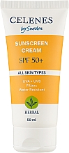 Парфумерія, косметика Сонцезахисний рослинний крем - Celenes Herbal Sunscreen Cream SPF 50+ UVA/UVB Filtres