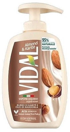 Жидкое мыло "Миндаль и карите" - Vidal Liquid Soap Almond&Karite — фото N1