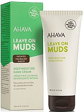 Парфумерія, косметика Живильний крем для рук - Ahava Leave on Muds Deep Moisture Hand Cream