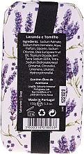 Натуральне мило "Лаванда і чебрець" - Essencias De Portugal Natura Lavander&Thyme Soap — фото N2