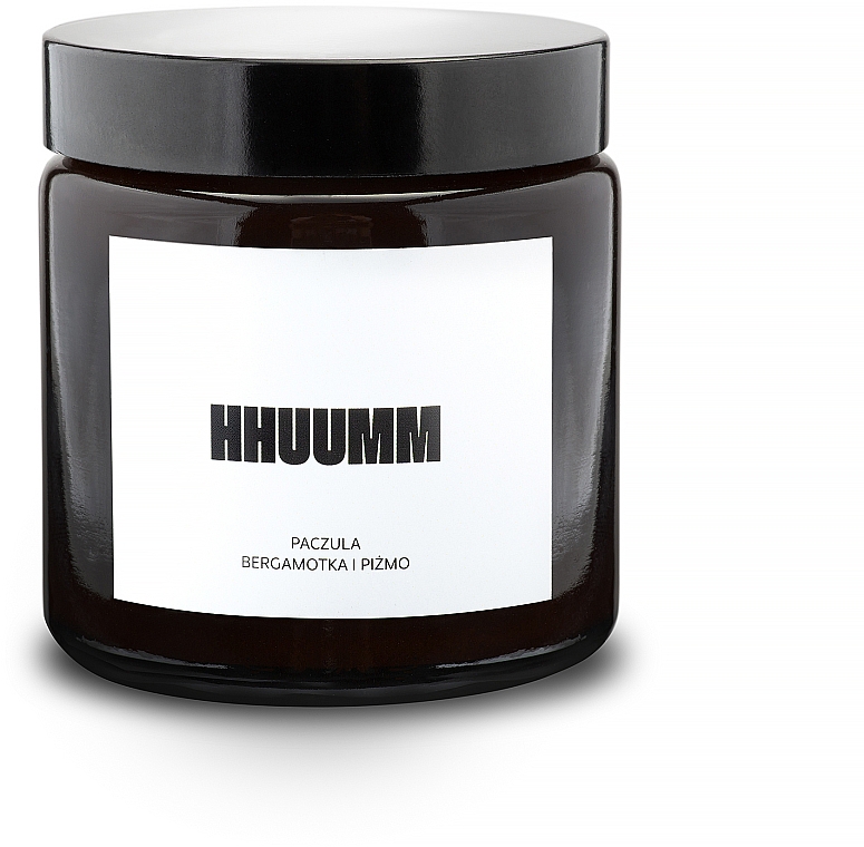 Натуральна соєва свічка з ароматом пачулів - Hhuumm — фото N1
