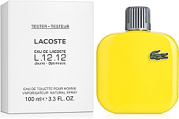 Lacoste Eau de Lacoste L.12.12 Yellow (Jaune) - Туалетная вода (тестер без крышечки) — фото N2