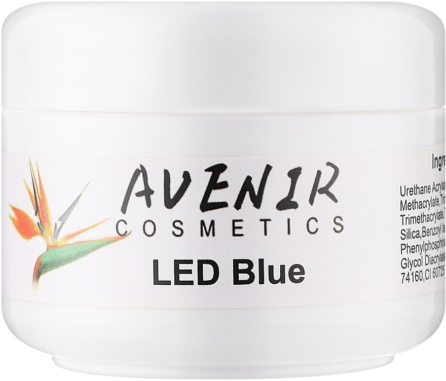 Гель для нарощування нігтів - Avenir Cosmetics LED Blue — фото N1