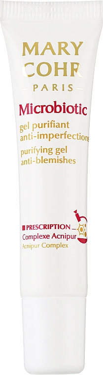 Противовоспалительный гель - Mary Cohr Microbiotic Purifying Gel Anti-Blemishes — фото N1