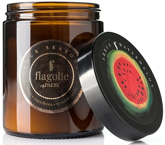 Ароматическая свеча "Арбуз" в банке - Flagolie Fragranced Candle Watermelon — фото N1