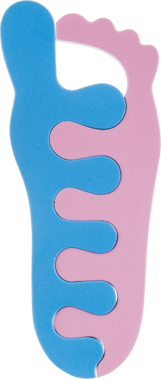 Разделители для пальцев 9585, розовые с голубым - SPL — фото N1