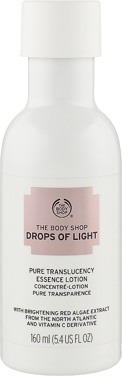 Освітлювальна есенція - The Body Shop Drops of Light Pure Translucency Essence Lotion — фото N1