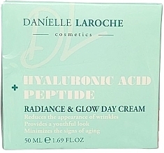 Дневной крем для лица - Danielle Laroche Cosmetics Hyaluronic Acid + Peptide Radiance & Glow Day Cream — фото N1