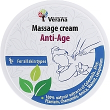 Крем для массажа "Антивозрастной" - Verana Massage Cream Anti Age — фото N1
