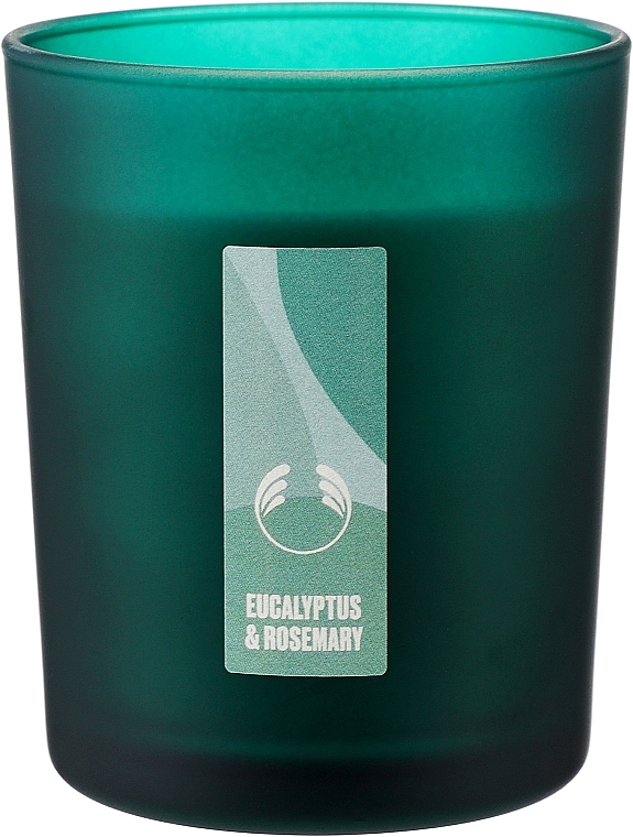 Ароматизована свічка "Евкаліпт та розмарин. Вільне дихання" - The Body Shop Breathe Eucalyptus & Rosemary Renewing Scented Candle — фото N1