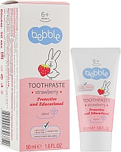 Дитяча зубна паста "Полуниця" - Bebble — фото N2