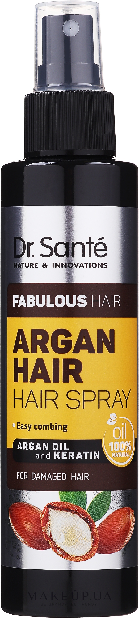 Спрей для волос "Легкое расчесывание" с маслом арганы и кератином - Dr. Sante Argan Hair — фото 150ml