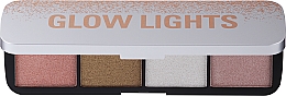 Парфумерія, косметика Палітра хайлайтерів - Revolution Glow Lights Highlighter