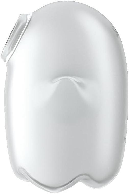 Вакуумный светящийся клиторальный стимулятор, белый - Satisfyer Glowing Ghost White — фото N3