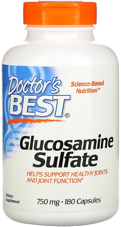 Сульфат глюкозамина - Doctor's Best Glucosamine Sulfate — фото N1