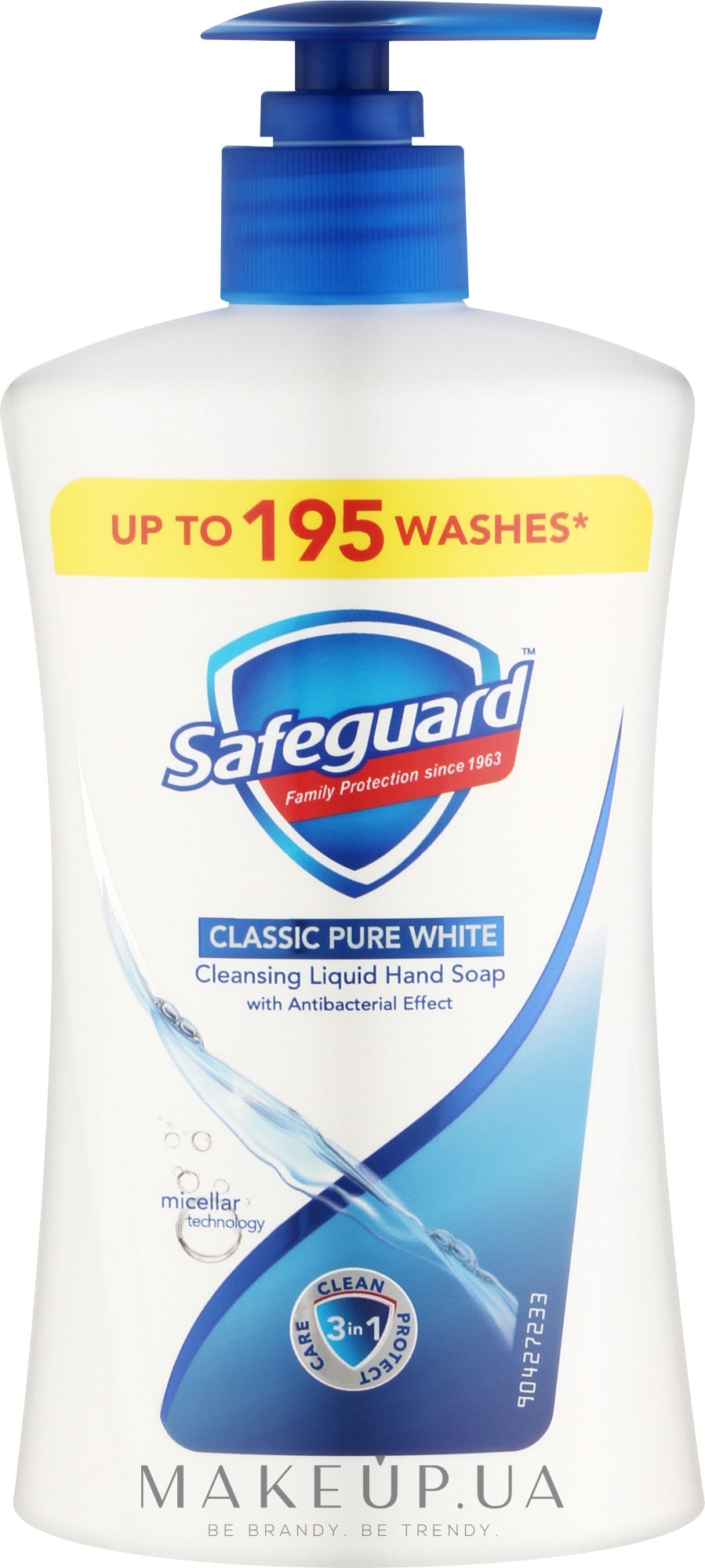 Жидкое мыло с антибактериальным действием "Классическое" - Safeguard Active — фото 390ml