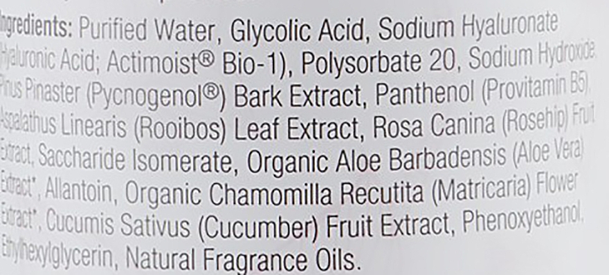 Тоник для сияния кожи лица с гликолевой кислотой и экстрактом ройбуша - Derma E Glycolic Acid & Rooibos Radiance Toner — фото N3