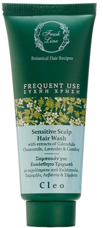Шампунь для чувствительной кожи головы - Fresh Line Cleo Sensitive Scalp Hair Wash with Calendula & Chamomile — фото N1