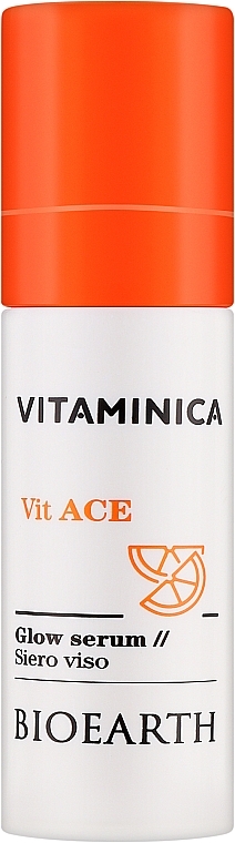 Сироватка для обличчя - Bioearth Vitaminica Vit ACE Glow Serum