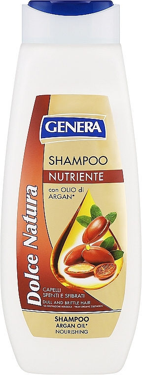 Шампунь для волосся "Олія аргани" - Genera Dolce Natura Shampoo — фото N1