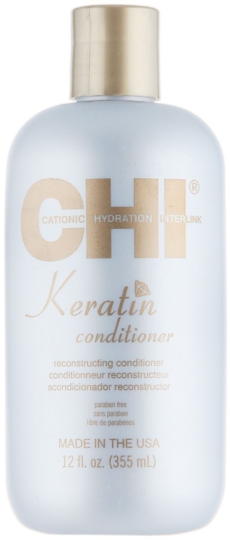 Восстанавливающий кератиновый кондиционер для волос - CHI Keratin Conditioner — фото N5