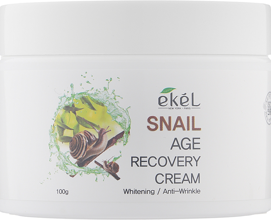 Крем для обличчя з муцином равлика - Ekel Snail Age Recovery Cream — фото N1