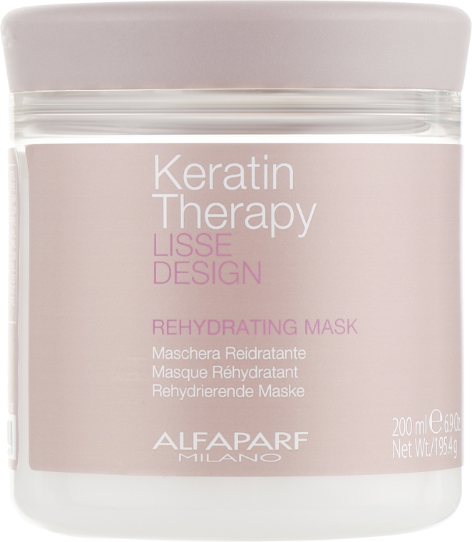 Маска для волос, увлажняющая - Alfaparf Lisse Design Keratin Therapy Rehydrating Mask — фото N5