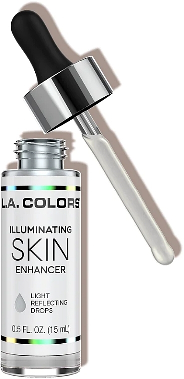 Світловідбивні краплі для обличчя - L.A. Colors Illuminating Skin Enhancer Light Reflecting Drops — фото N1