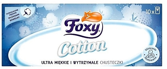 Бавовняні ультрам'які серветки - Foxy Cotton Wipes — фото N1