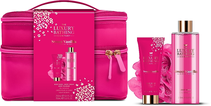 Набір - Grace Cole The Luxury Bathing Escape Set (sh/gel/250ml + b/cr/150ml+acc/1pcs) — фото N1