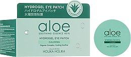 Парфумерія, косметика Гідрогелеві патчі під очі - Holika Holika Aloe Soothing Essence 80% Hydrogel Eye Patch