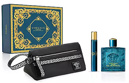 Versace Eros - Набір (edt/100ml + edt/10ml + bag) — фото N1