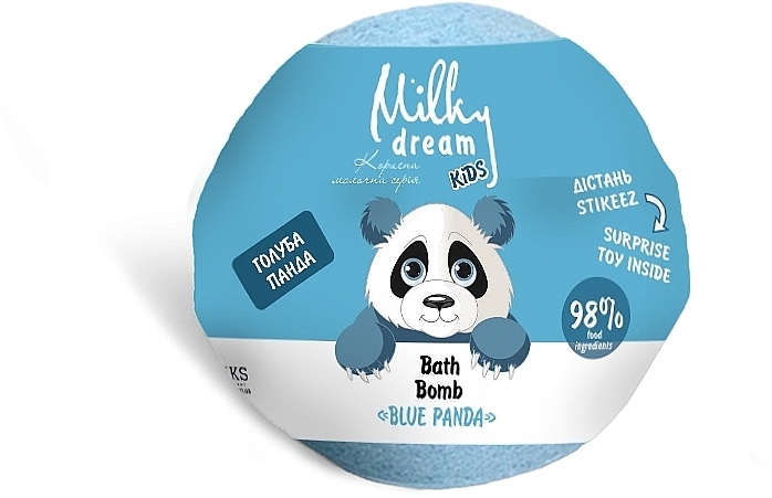 Бомба для ванн "Голубая панда" - Milky Dream Kids
