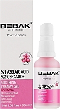 Заспокійливий крем-гель з азелаїновою кислотою для чутливої шкіри - Bebak Soothing Creamy Gel — фото N2