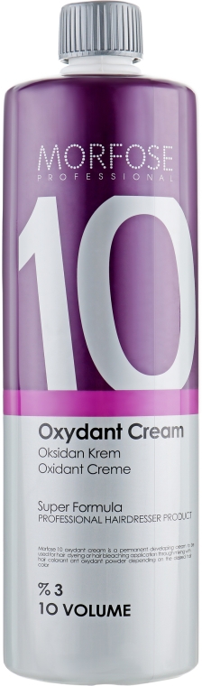Окислювач 3% - Morfose 10 Oxidant Cream Volume 10 — фото N1