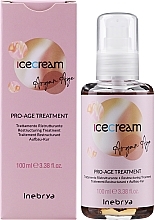 УЦЕНКА Аргановое масло против посеченных кончиков - Inebrya Ice Cream Pro Age Treatment Argan Oil * — фото N2