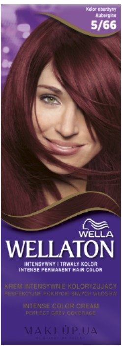 Стійка крем-краска для волосся, 110 мл - Wella Professionals Wellaton — фото 5/66 - Aubergine