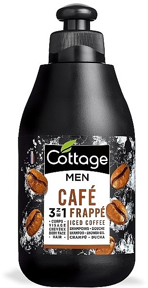 Гель-шампунь для душа "Холодный кофе" - Cottage Men Iced Coffee Shampoo-Shower Gel — фото N1